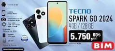 TECNO SPARK GO 2024 128 GB CEP TELEFONU TECNO SPARK GO 2024 128 GB CEP TELEFONU
